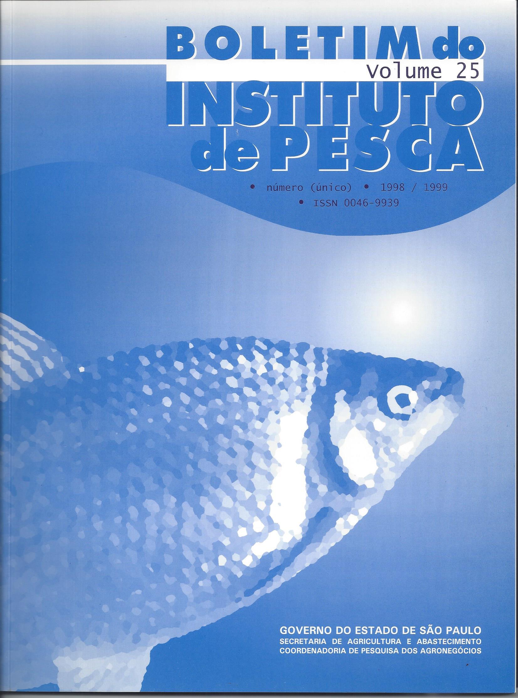 					View Vol. 25 No. Ãºnico (1999): BOLETIM DO INSTITUTO DE PESCA
				